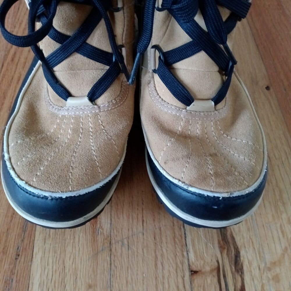 Sorel Tivoli II Fur Lined Lace Up Rain Winter Snow Mid Calf Boots US 10 EU 41 - Picture 6 of 10